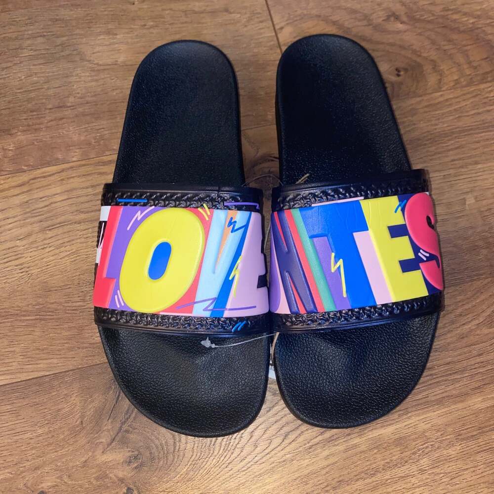 ADIDAS X KRIS ANDREW SMALL Pride Adilette Pride Slide Sandals Size 11